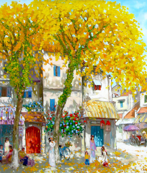 Autumn season by Lam Manh, Buy Original Vietnamese Art Online